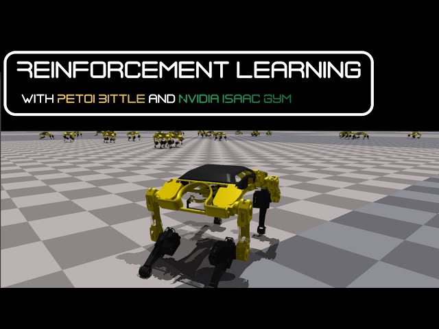Reinforcement Learning with Quadruped Robot Bittle and NVIDIA Isaac Gym: Almost Walking