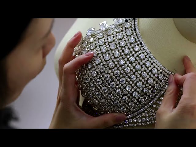 So what does it take to create the $50 million Fantasy Bra?