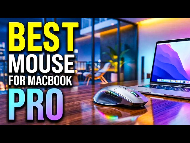 🔥🔥Top 6 Best Mouse for MacBook Pro — Quiet, Fast & Comfortable Picks!