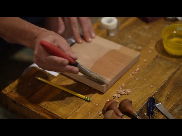 Definitely Not a Long, Boring Woodcut Carve :(: Woodcarving ASMR, No Talking :(: Bipolar Device