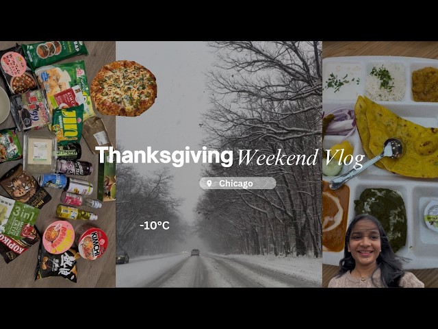 Thanksgiving Weekend in the US | Black Friday, First Snow + Shopping