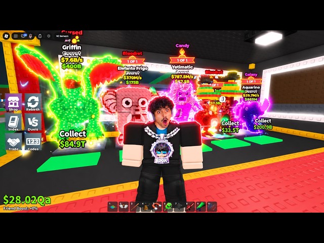 TRADING THE RAREST 1 OF 1 COLLECTION LIVE #roblox #stealabrainrot