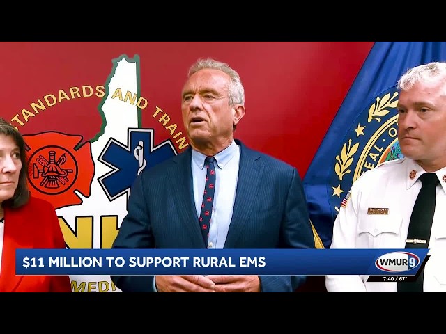 US DHHS Sec. Robert Kennedy announces multimillion-dollar investment in NH