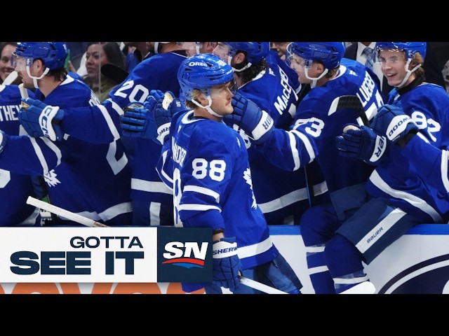 GOTTA SEE IT: William Nylander Strikes 48 Seconds Into Maple Leafs' Season