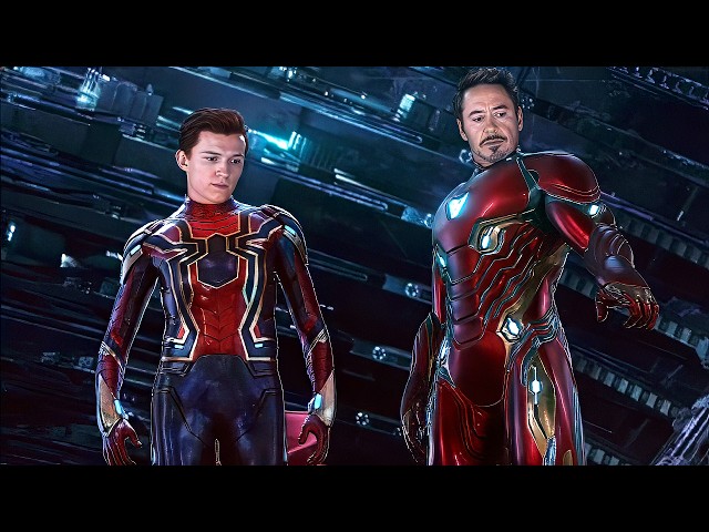 Iron Man & Spider-Man Save Doctor Strange - Ebony Maw Death | Avengers: Infinity War | IMAX 4K Clip