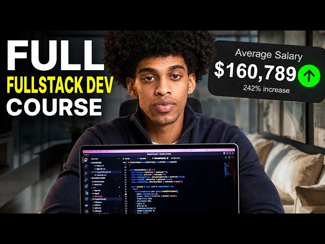 Become a Fullstack Developer from Scratch – Full Beginner’s Tutorial