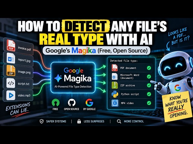 How to Detect Any File's Real Type with AI — Google's Magika (Free, Open Source)