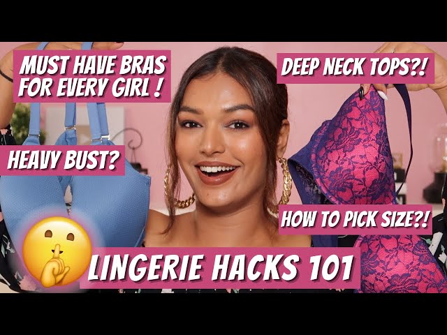 Lingerie Secrets & Bra Must Haves FOR EVERY GIRL ! Detailed Bra Guide from amanté | Sarah Sarosh