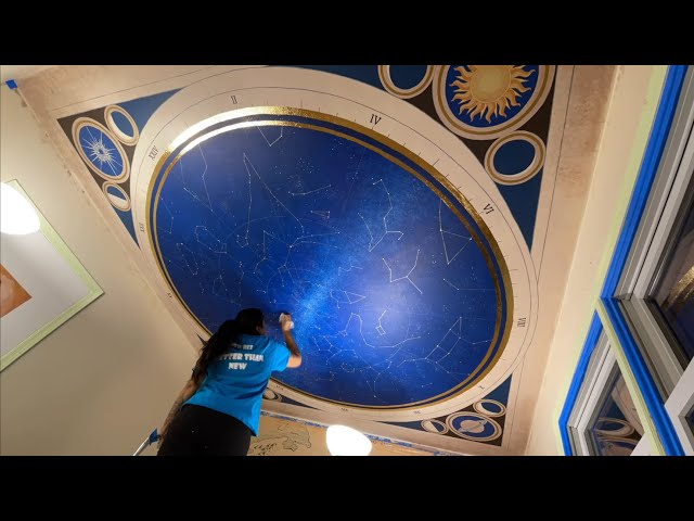 Star Map Ceiling Mural