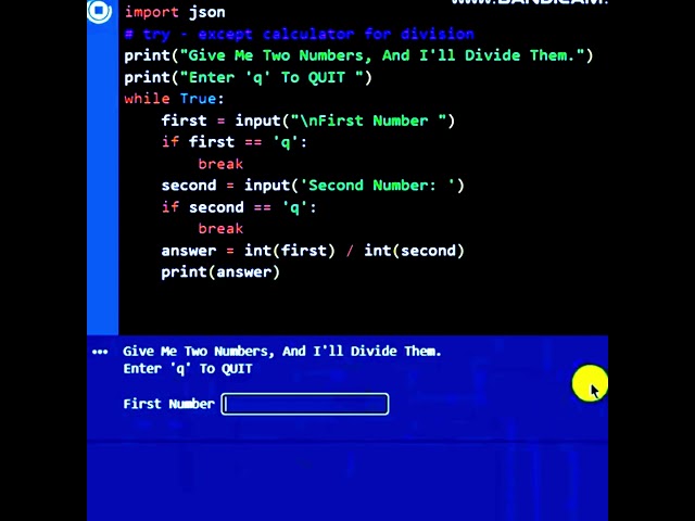 Python Try Except  #coding #python #learnpython #programming #correctcoding #javascript #turtleclub