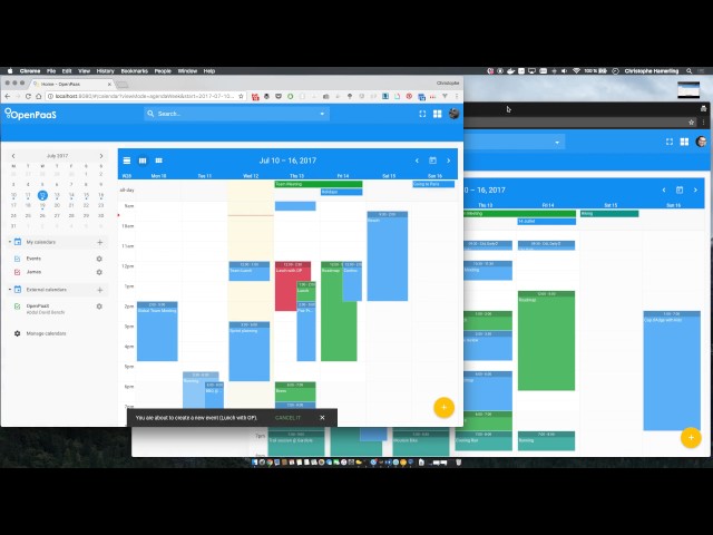 Calendar Sprint #22 Demo