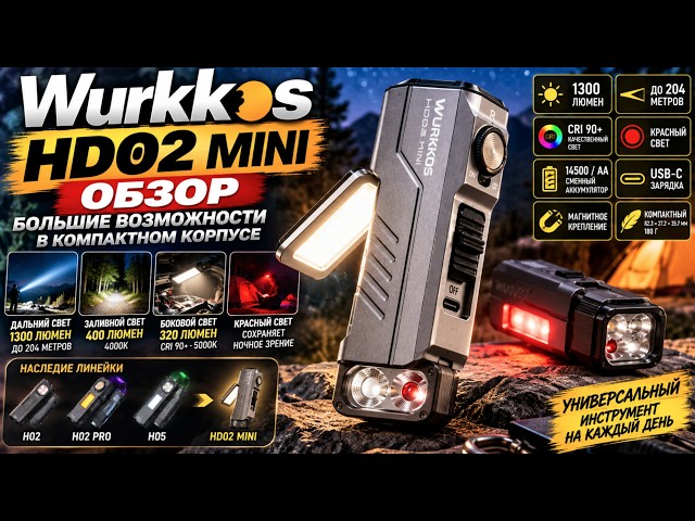 Wurkkos HD02MINI Review - The Compact Successor to the HD02/HD02 Pro