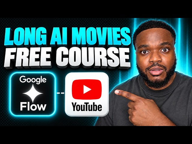 NEW Google Flow Can Make LONG CINEMATIC AI Movies (FREE COURSE)