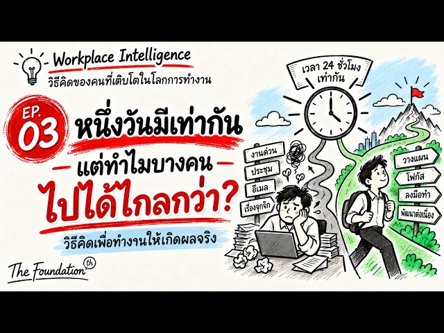 วิธีคิดเพื่อทำงานให้เกิดผลจริง | Workplace Intelligence EP03