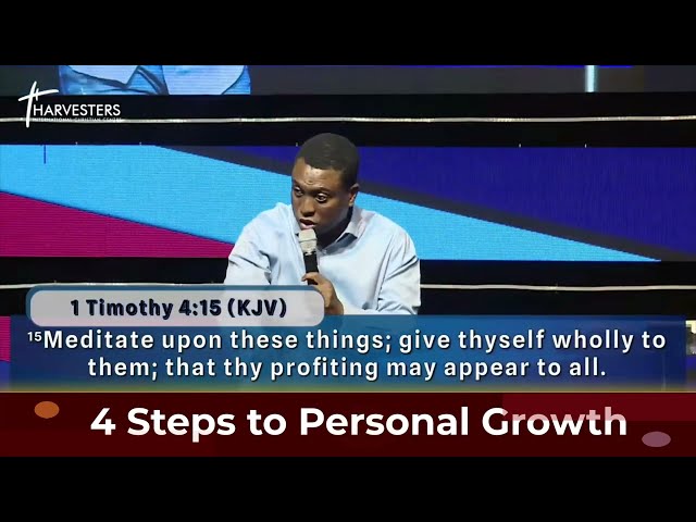 4 Practical Steps to Personal Growth | Pastor Bolaji Idowu