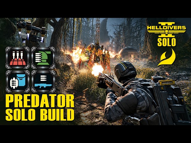 Helldivers 2 – This Build Makes Deadly Predators EASY | Solo Deathless | Super Helldive