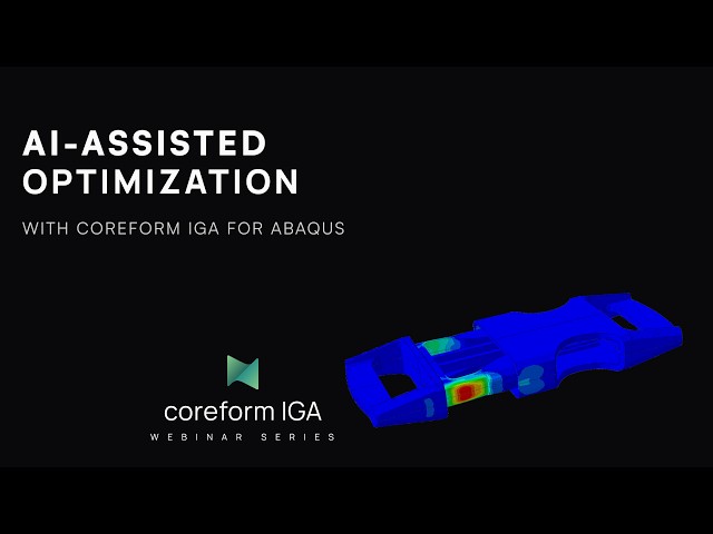 AI Assisted Optimization with Coreform IGA for Abaqus