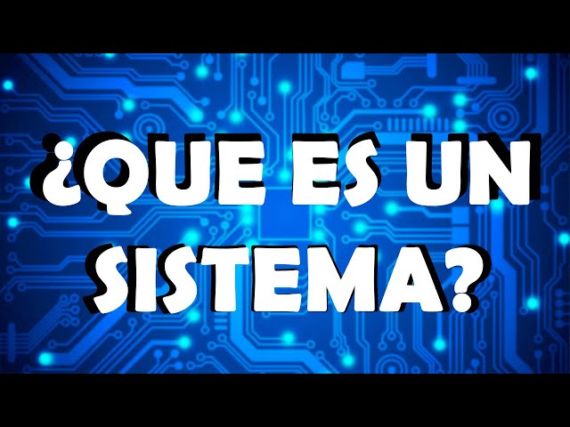 What is a System? | Systems Analysis and Design