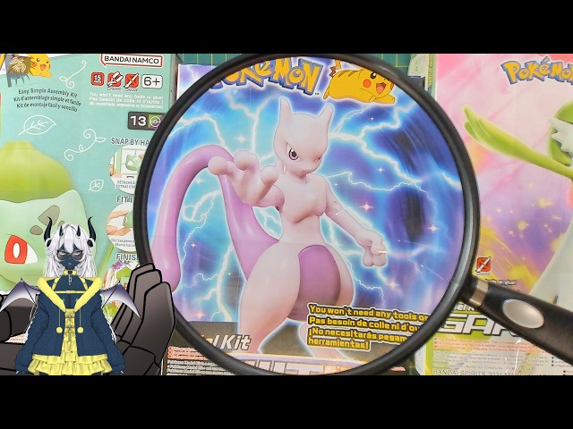 [Model Kit Build] # 39, 40, 41 Pokemon plastic model kits for clear coat testing [#dragonvtuber ]