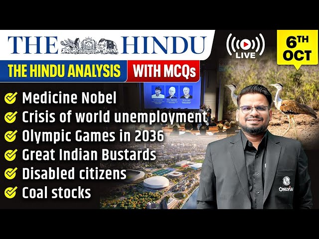 The Hindu Analysis | 6th October 2026 | The Hindu Newspaper  - Practice Questions | Prashant Sir