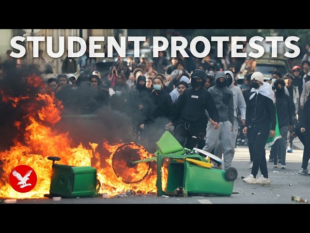 Hundreds of French schools shut as protests turn violent