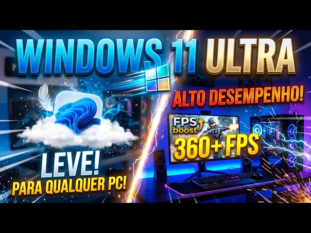 WINDOWS 11 ULTRA: Extreme Lightweight and MAXIMUM Gaming Performance!