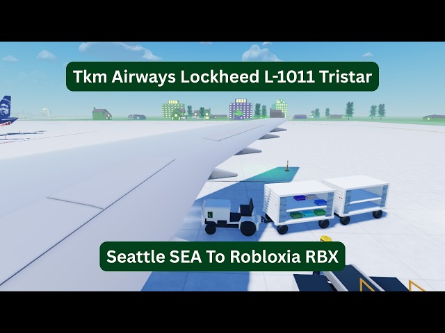 Only This Fleet Left Which Is Legend Tkm Airways Lockheed L-1011 Tristar Seattle SEA To Robloxia RBX