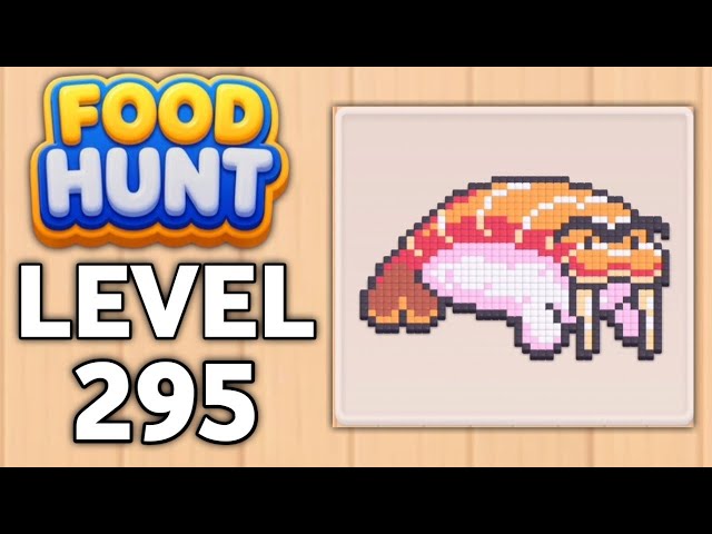Food Hunt: Pixel Puzzle level 295 | all parts gameplay walkthrough solution