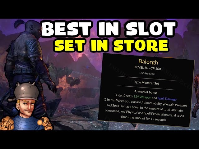 ESO Best In Slot Set In Store and More Golden Vendor Review 