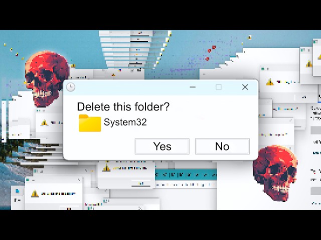 What if you delete System32 while Virus Destroys your PC?