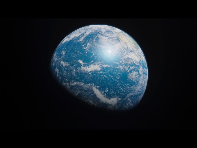 FREE 4K & HD Stock Footage & Animation. Looping Planet Earth rotating black background. No Copyright