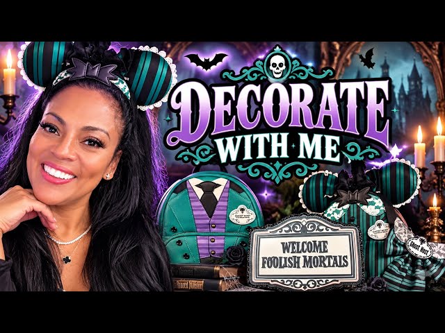 Disney Halloween Shelf Decorating 🎃 | Loungefly Bags, Figurines & Collectibles