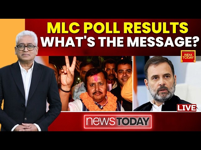 Rajdeep Sardesai LIVE: Congress Scores Zero In MLC Polls | BJP Facing Headwinds In UP? | BJP vs Cong