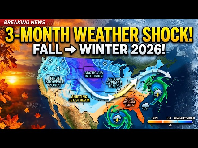 USA 3 Month Weather Outlook： Fall 2026 to Early Winter Forecast