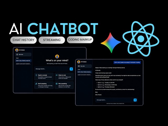 Build an AI Chatbot with React & Gemini Studio (Free API)