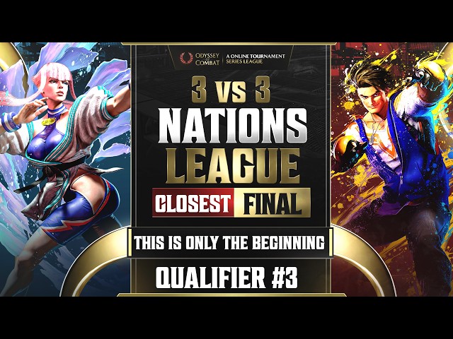 SF6 3v3 Nations League | Qualifier #3 | THIS WAS CLOSE!