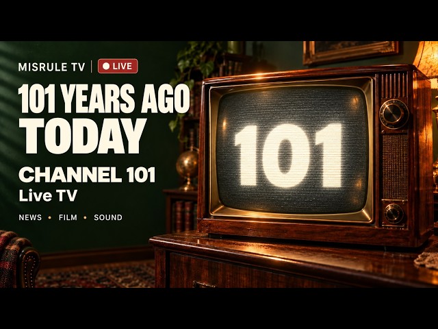 Live TV from 101 Years Ago Today | Channel 101
