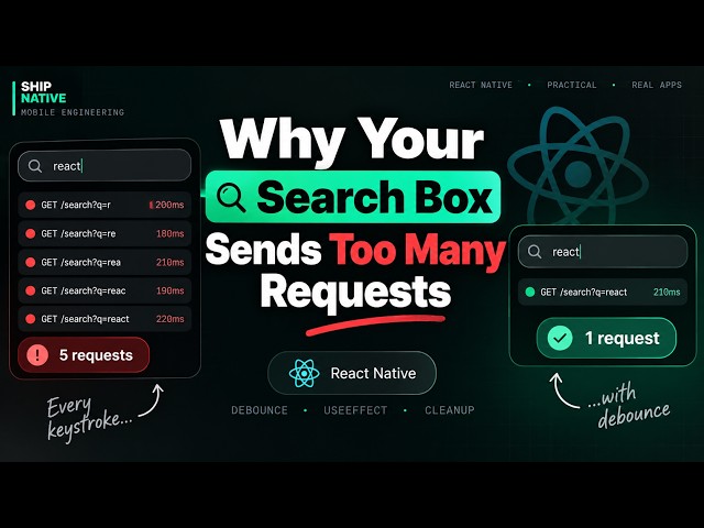 React Native Search: Stop Sending a Request for Every Letter