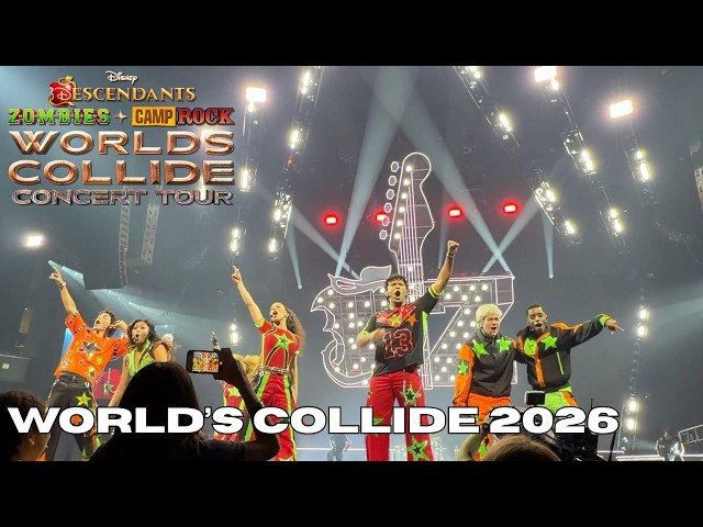 "Worlds Collide 2026" | Descendants/ZOMBIES/Camp Rock Tour (Opening Night, 2nd Row)