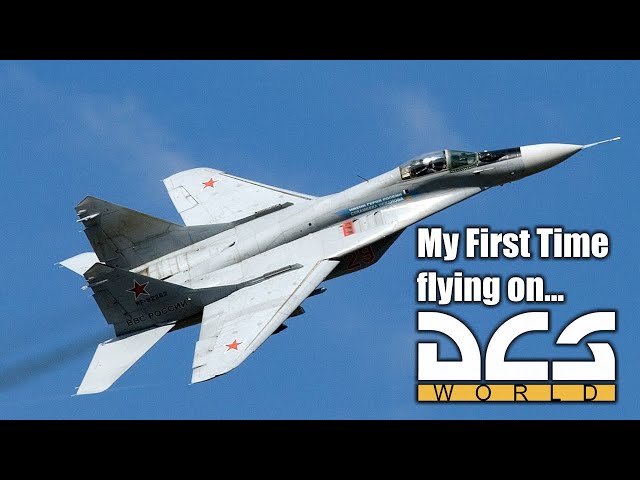 My first time flying on DCS (Digital Combat Simulator)