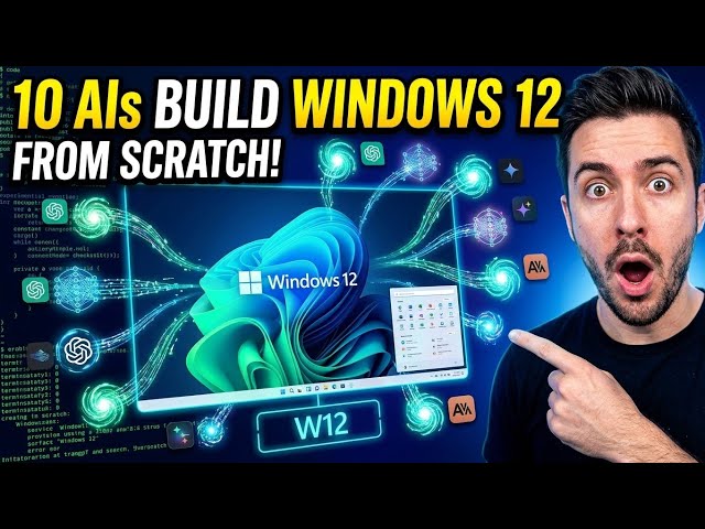I Made 10 AIs Build Windows 12 — Here's What Happened