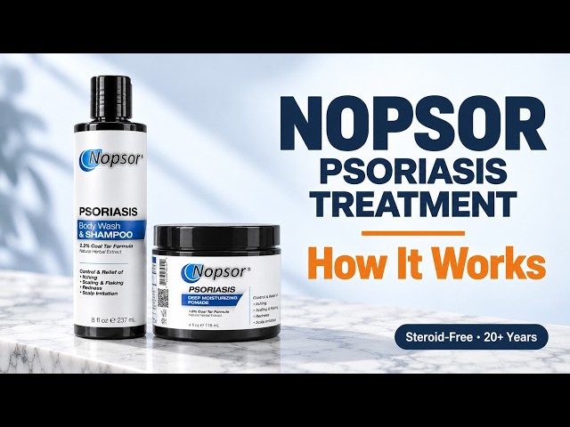 Nopsor Psoriasis Treatment — How the Two-Step Nighttime System Works