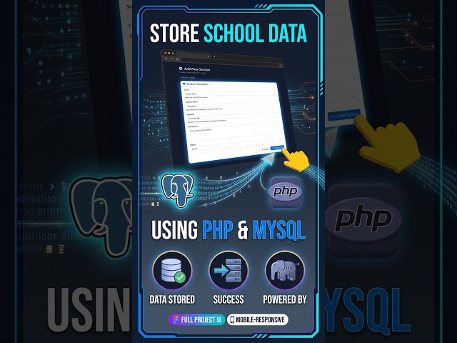 Save Form Data to MySQL Database Using PHP & Bootstrap