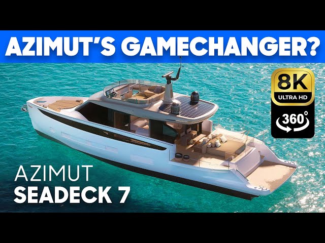 Azimut Seadeck 7 Full 360° Yacht Tour & Review