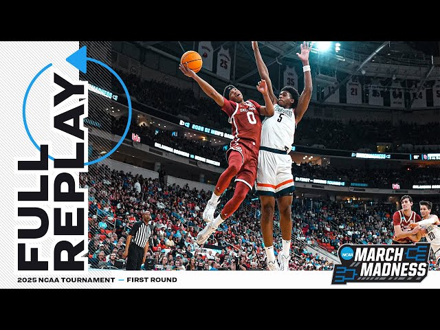 UConn vs. Oklahoma - 2025 NCAA men's first round | FULL REPLAY