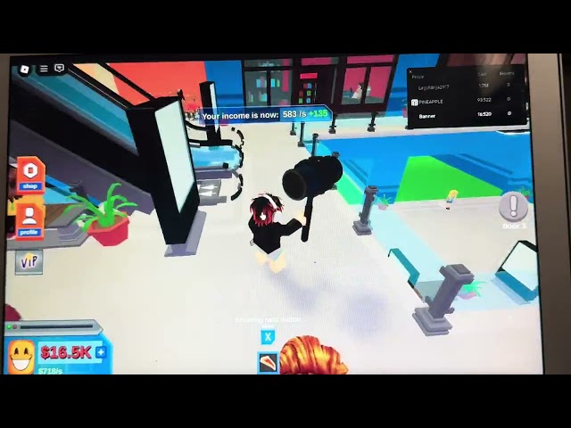 Michael playing Mall Tycoon in Roblox # Roblox