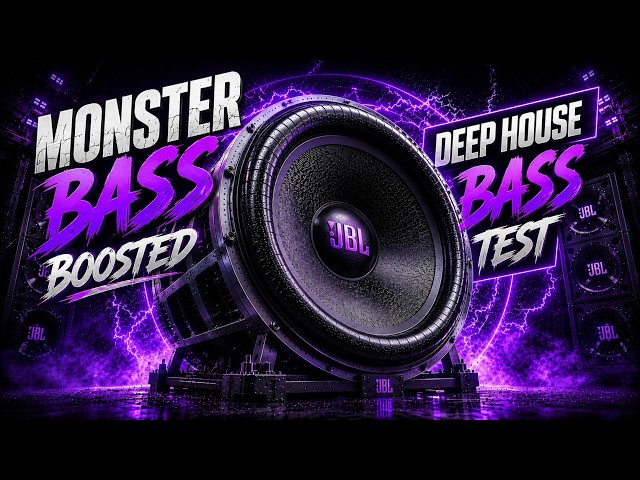 DEEP HOUSE BASS TEST: Ultimate Subwoofer Excursion & Low Frequency Car Audio LFE Speaker Demo 🔊