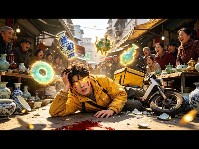 Si Liu Chen ay nakabangga ng antigong tindahan, nagising ang mata ng diyos, at yumaman! 👁️#drama