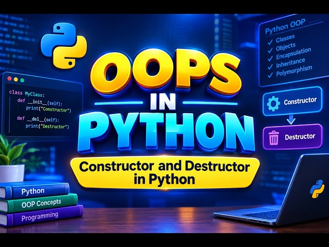 OOPS In Python | Constructor In Python