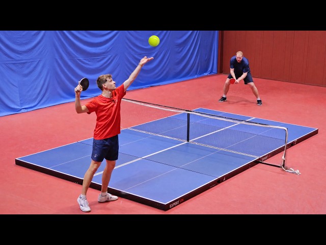 We invented a new sport [Tennis Ping Pong]
